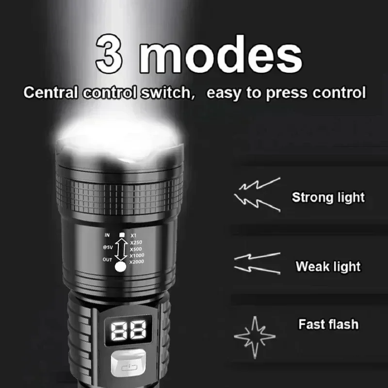 Rechargeable LED Flashlight 10 - Fishing Light recension och pris
