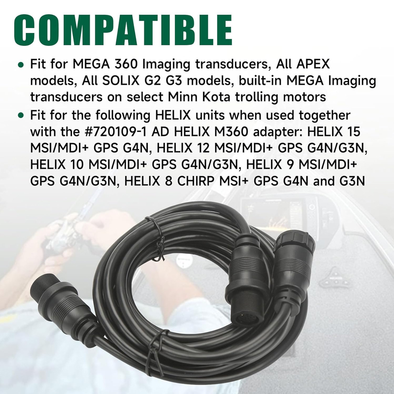 Fish Finders Adapter Cable 14  - Fish Finder Transducer recension och pris