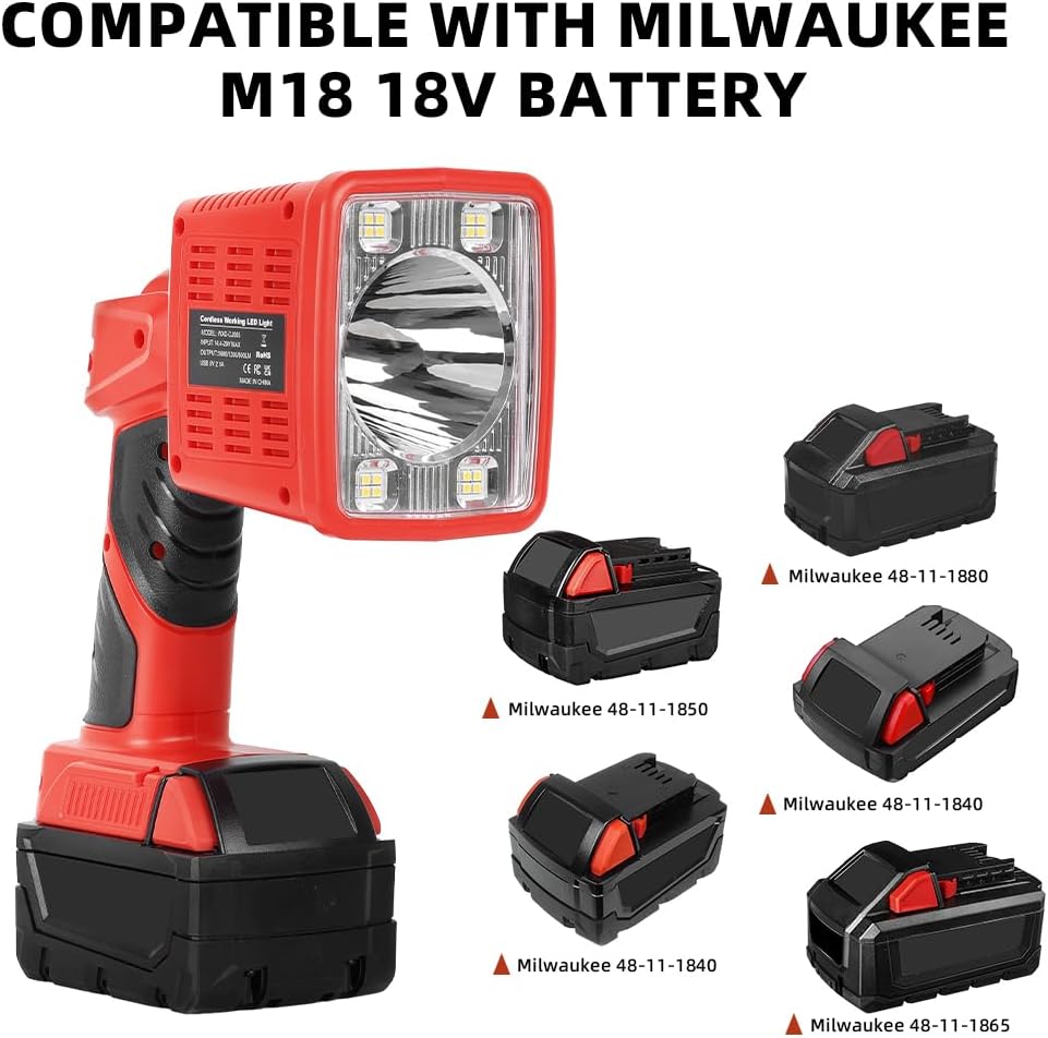 16W Cordless LED Flashlight fo - Fishing Light recension och pris